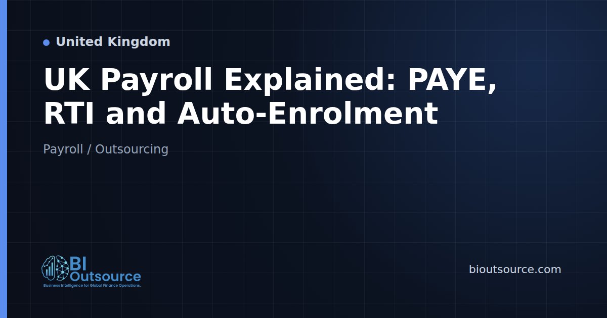 UK Payroll Explained: PAYE, RTI and Auto-Enrolment