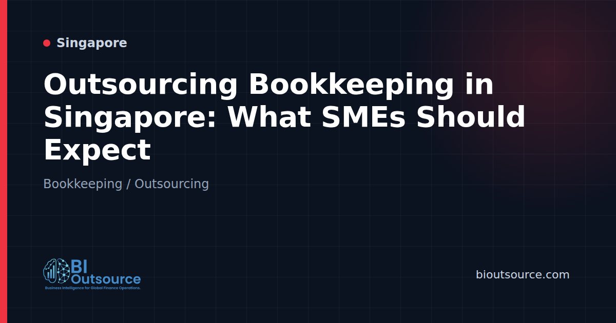 Outsourcing Bookkeeping in Singapore: What SMEs Should Expect